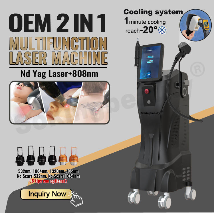 808NM Diode Laser And YAG Laser Machine
